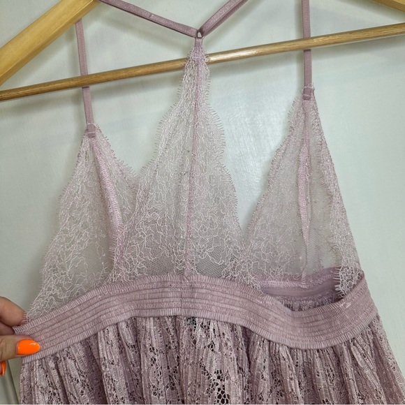 Victoria’s Secret Lilac Lace Babydoll Cami. Size: Medium. - Picture 5 of 7